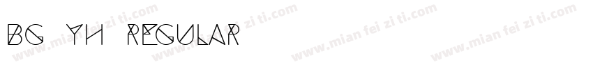 BG-YH Regular字体转换